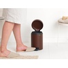 image:imageBrabantia StepOn XS Trash Can  Mineral Concrete Gray  13 Gallon  5L  Bathroom Bedroom Office Trash Can Light Pedal Handle amp Removable Inner Bucket  99 x 133 x 162   Trash BagsMineral Cosy Brown