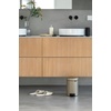 image:imageBrabantia StepOn XS Trash Can  Mineral Concrete Gray  13 Gallon  5L  Bathroom Bedroom Office Trash Can Light Pedal Handle amp Removable Inner Bucket  99 x 133 x 162   Trash BagsMetallic Gold