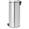 image:imageBrabantia StepOn XS Trash Can  Mineral Concrete Gray  13 Gallon  5L  Bathroom Bedroom Office Trash Can Light Pedal Handle amp Removable Inner Bucket  99 x 133 x 162   Trash BagsMatt Steel FPP
