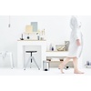 image:imageBrabantia StepOn XS Trash Can  Mineral Concrete Gray  13 Gallon  5L  Bathroom Bedroom Office Trash Can Light Pedal Handle amp Removable Inner Bucket  99 x 133 x 162   Trash BagsMatt Steel FPP