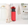 image:imageBrabantia StepOn XS Trash Can  Mineral Concrete Gray  13 Gallon  5L  Bathroom Bedroom Office Trash Can Light Pedal Handle amp Removable Inner Bucket  99 x 133 x 162   Trash BagsMineral Red