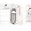 image:imageBrabantia StepOn XS Trash Can  Mineral Concrete Gray  13 Gallon  5L  Bathroom Bedroom Office Trash Can Light Pedal Handle amp Removable Inner Bucket  99 x 133 x 162   Trash BagsMatt Steel FPP