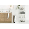 image:imageBrabantia StepOn XS Trash Can  Mineral Concrete Gray  13 Gallon  5L  Bathroom Bedroom Office Trash Can Light Pedal Handle amp Removable Inner Bucket  99 x 133 x 162   Trash BagsBrilliant Steel