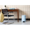 image:imageBrabantia StepOn XS Trash Can  Mineral Concrete Gray  13 Gallon  5L  Bathroom Bedroom Office Trash Can Light Pedal Handle amp Removable Inner Bucket  99 x 133 x 162   Trash BagsDreamy Blue