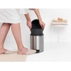 image:imageBrabantia StepOn XS Trash Can  Mineral Concrete Gray  13 Gallon  5L  Bathroom Bedroom Office Trash Can Light Pedal Handle amp Removable Inner Bucket  99 x 133 x 162   Trash BagsMatt Steel FPP