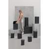 image:imageBrabantia StepOn XS Trash Can  Mineral Concrete Gray  13 Gallon  5L  Bathroom Bedroom Office Trash Can Light Pedal Handle amp Removable Inner Bucket  99 x 133 x 162   Trash BagsMineral Infinite Gray