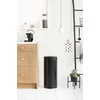 image:imageBrabantia StepOn XS Trash Can  Mineral Concrete Gray  13 Gallon  5L  Bathroom Bedroom Office Trash Can Light Pedal Handle amp Removable Inner Bucket  99 x 133 x 162   Trash BagsMatt Black