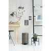 image:imageBrabantia StepOn XS Trash Can  Mineral Concrete Gray  13 Gallon  5L  Bathroom Bedroom Office Trash Can Light Pedal Handle amp Removable Inner Bucket  99 x 133 x 162   Trash BagsPlatinum