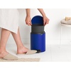image:imageBrabantia StepOn XS Trash Can  Mineral Concrete Gray  13 Gallon  5L  Bathroom Bedroom Office Trash Can Light Pedal Handle amp Removable Inner Bucket  99 x 133 x 162   Trash BagsMineral Powerful Blue