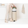 image:imageBrabantia StepOn XS Trash Can  Mineral Concrete Gray  13 Gallon  5L  Bathroom Bedroom Office Trash Can Light Pedal Handle amp Removable Inner Bucket  99 x 133 x 162   Trash BagsSoft Beige