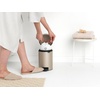 image:imageBrabantia StepOn XS Trash Can  Mineral Concrete Gray  13 Gallon  5L  Bathroom Bedroom Office Trash Can Light Pedal Handle amp Removable Inner Bucket  99 x 133 x 162   Trash BagsMetallic Gold