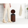 image:imageBrabantia StepOn XS Trash Can  Mineral Concrete Gray  13 Gallon  5L  Bathroom Bedroom Office Trash Can Light Pedal Handle amp Removable Inner Bucket  99 x 133 x 162   Trash BagsMineral Cosy Brown