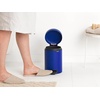 image:imageBrabantia StepOn XS Trash Can  Mineral Concrete Gray  13 Gallon  5L  Bathroom Bedroom Office Trash Can Light Pedal Handle amp Removable Inner Bucket  99 x 133 x 162   Trash BagsMineral Powerful Blue