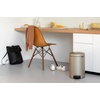 image:imageBrabantia StepOn XS Trash Can  Mineral Concrete Gray  13 Gallon  5L  Bathroom Bedroom Office Trash Can Light Pedal Handle amp Removable Inner Bucket  99 x 133 x 162   Trash BagsMetallic Gold