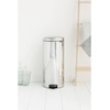 image:imageBrabantia StepOn XS Trash Can  Mineral Concrete Gray  13 Gallon  5L  Bathroom Bedroom Office Trash Can Light Pedal Handle amp Removable Inner Bucket  99 x 133 x 162   Trash BagsBrilliant Steel
