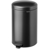 image:imageBrabantia StepOn XS Trash Can  Mineral Concrete Gray  13 Gallon  5L  Bathroom Bedroom Office Trash Can Light Pedal Handle amp Removable Inner Bucket  99 x 133 x 162   Trash BagsConfident Gray