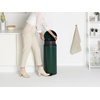 image:imageBrabantia StepOn XS Trash Can  Mineral Concrete Gray  13 Gallon  5L  Bathroom Bedroom Office Trash Can Light Pedal Handle amp Removable Inner Bucket  99 x 133 x 162   Trash BagsPine Green