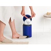 image:imageBrabantia StepOn XS Trash Can  Mineral Concrete Gray  13 Gallon  5L  Bathroom Bedroom Office Trash Can Light Pedal Handle amp Removable Inner Bucket  99 x 133 x 162   Trash BagsMineral Powerful Blue