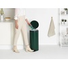image:imageBrabantia StepOn XS Trash Can  Mineral Concrete Gray  13 Gallon  5L  Bathroom Bedroom Office Trash Can Light Pedal Handle amp Removable Inner Bucket  99 x 133 x 162   Trash BagsPine Green