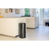 image:imageBrabantia StepOn XS Trash Can  Mineral Concrete Gray  13 Gallon  5L  Bathroom Bedroom Office Trash Can Light Pedal Handle amp Removable Inner Bucket  99 x 133 x 162   Trash BagsMatt Black