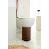 image:imageBrabantia StepOn XS Trash Can  Mineral Concrete Gray  13 Gallon  5L  Bathroom Bedroom Office Trash Can Light Pedal Handle amp Removable Inner Bucket  99 x 133 x 162   Trash BagsMineral Cosy Brown