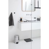 image:imageBrabantia StepOn XS Trash Can  Mineral Concrete Gray  13 Gallon  5L  Bathroom Bedroom Office Trash Can Light Pedal Handle amp Removable Inner Bucket  99 x 133 x 162   Trash BagsBrilliant Steel