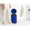 image:imageBrabantia StepOn XS Trash Can  Mineral Concrete Gray  13 Gallon  5L  Bathroom Bedroom Office Trash Can Light Pedal Handle amp Removable Inner Bucket  99 x 133 x 162   Trash BagsMineral Powerful Blue