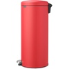 image:imageBrabantia StepOn XS Trash Can  Mineral Concrete Gray  13 Gallon  5L  Bathroom Bedroom Office Trash Can Light Pedal Handle amp Removable Inner Bucket  99 x 133 x 162   Trash BagsMineral Red