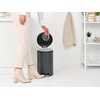 image:imageBrabantia StepOn XS Trash Can  Mineral Concrete Gray  13 Gallon  5L  Bathroom Bedroom Office Trash Can Light Pedal Handle amp Removable Inner Bucket  99 x 133 x 162   Trash BagsMineral Infinite Gray
