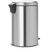 image:imageBrabantia StepOn XS Trash Can  Mineral Concrete Gray  13 Gallon  5L  Bathroom Bedroom Office Trash Can Light Pedal Handle amp Removable Inner Bucket  99 x 133 x 162   Trash BagsMatt Steel