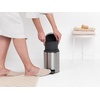 image:imageBrabantia StepOn XS Trash Can  Mineral Concrete Gray  13 Gallon  5L  Bathroom Bedroom Office Trash Can Light Pedal Handle amp Removable Inner Bucket  99 x 133 x 162   Trash BagsMatt Steel FPP