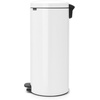 image:imageBrabantia StepOn XS Trash Can  Mineral Concrete Gray  13 Gallon  5L  Bathroom Bedroom Office Trash Can Light Pedal Handle amp Removable Inner Bucket  99 x 133 x 162   Trash BagsWhite