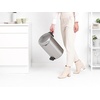 image:imageBrabantia StepOn XS Trash Can  Mineral Concrete Gray  13 Gallon  5L  Bathroom Bedroom Office Trash Can Light Pedal Handle amp Removable Inner Bucket  99 x 133 x 162   Trash BagsMatt Steel FPP