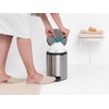 image:imageBrabantia StepOn XS Trash Can  Mineral Concrete Gray  13 Gallon  5L  Bathroom Bedroom Office Trash Can Light Pedal Handle amp Removable Inner Bucket  99 x 133 x 162   Trash BagsMatt Steel FPP
