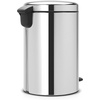 image:imageBrabantia StepOn XS Trash Can  Mineral Concrete Gray  13 Gallon  5L  Bathroom Bedroom Office Trash Can Light Pedal Handle amp Removable Inner Bucket  99 x 133 x 162   Trash BagsBrilliant Steel
