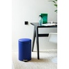 image:imageBrabantia StepOn XS Trash Can  Mineral Concrete Gray  13 Gallon  5L  Bathroom Bedroom Office Trash Can Light Pedal Handle amp Removable Inner Bucket  99 x 133 x 162   Trash BagsMineral Powerful Blue