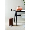 image:imageBrabantia StepOn XS Trash Can  Mineral Concrete Gray  13 Gallon  5L  Bathroom Bedroom Office Trash Can Light Pedal Handle amp Removable Inner Bucket  99 x 133 x 162   Trash BagsMineral Cosy Brown