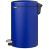 image:imageBrabantia StepOn XS Trash Can  Mineral Concrete Gray  13 Gallon  5L  Bathroom Bedroom Office Trash Can Light Pedal Handle amp Removable Inner Bucket  99 x 133 x 162   Trash BagsMineral Powerful Blue
