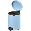 image:imageBrabantia StepOn XS Trash Can  Mineral Concrete Gray  13 Gallon  5L  Bathroom Bedroom Office Trash Can Light Pedal Handle amp Removable Inner Bucket  99 x 133 x 162   Trash BagsDreamy Blue