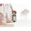 image:imageBrabantia StepOn XS Trash Can  Mineral Concrete Gray  13 Gallon  5L  Bathroom Bedroom Office Trash Can Light Pedal Handle amp Removable Inner Bucket  99 x 133 x 162   Trash BagsMetallic Gold