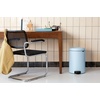 image:imageBrabantia StepOn XS Trash Can  Mineral Concrete Gray  13 Gallon  5L  Bathroom Bedroom Office Trash Can Light Pedal Handle amp Removable Inner Bucket  99 x 133 x 162   Trash BagsDreamy Blue