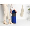 image:imageBrabantia StepOn XS Trash Can  Mineral Concrete Gray  13 Gallon  5L  Bathroom Bedroom Office Trash Can Light Pedal Handle amp Removable Inner Bucket  99 x 133 x 162   Trash BagsMineral Powerful Blue