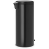 image:imageBrabantia StepOn XS Trash Can  Mineral Concrete Gray  13 Gallon  5L  Bathroom Bedroom Office Trash Can Light Pedal Handle amp Removable Inner Bucket  99 x 133 x 162   Trash BagsMatt Black
