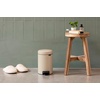 image:imageBrabantia StepOn XS Trash Can  Mineral Concrete Gray  13 Gallon  5L  Bathroom Bedroom Office Trash Can Light Pedal Handle amp Removable Inner Bucket  99 x 133 x 162   Trash BagsSoft Beige