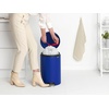 image:imageBrabantia StepOn XS Trash Can  Mineral Concrete Gray  13 Gallon  5L  Bathroom Bedroom Office Trash Can Light Pedal Handle amp Removable Inner Bucket  99 x 133 x 162   Trash BagsMineral Powerful Blue