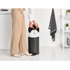 image:imageBrabantia StepOn XS Trash Can  Mineral Concrete Gray  13 Gallon  5L  Bathroom Bedroom Office Trash Can Light Pedal Handle amp Removable Inner Bucket  99 x 133 x 162   Trash BagsConfident Gray