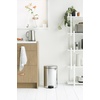 image:imageBrabantia StepOn XS Trash Can  Mineral Concrete Gray  13 Gallon  5L  Bathroom Bedroom Office Trash Can Light Pedal Handle amp Removable Inner Bucket  99 x 133 x 162   Trash BagsBrilliant Steel