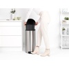 image:imageBrabantia StepOn XS Trash Can  Mineral Concrete Gray  13 Gallon  5L  Bathroom Bedroom Office Trash Can Light Pedal Handle amp Removable Inner Bucket  99 x 133 x 162   Trash BagsMatt Steel FPP