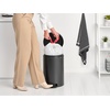 image:imageBrabantia StepOn XS Trash Can  Mineral Concrete Gray  13 Gallon  5L  Bathroom Bedroom Office Trash Can Light Pedal Handle amp Removable Inner Bucket  99 x 133 x 162   Trash BagsConfident Gray