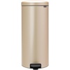 image:imageBrabantia StepOn XS Trash Can  Mineral Concrete Gray  13 Gallon  5L  Bathroom Bedroom Office Trash Can Light Pedal Handle amp Removable Inner Bucket  99 x 133 x 162   Trash BagsMetallic Gold
